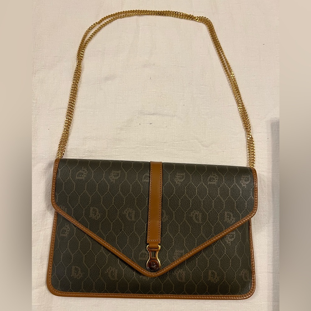 Christian Dior handbag with inserted bag.